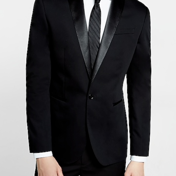 Express Other - LAST CHANCE! Express Slim Cotton Sateen Tuxedo